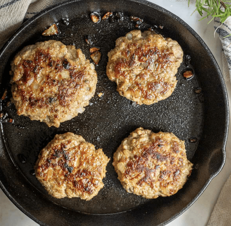 crispy-skillet-turkey-burgers-ingredients